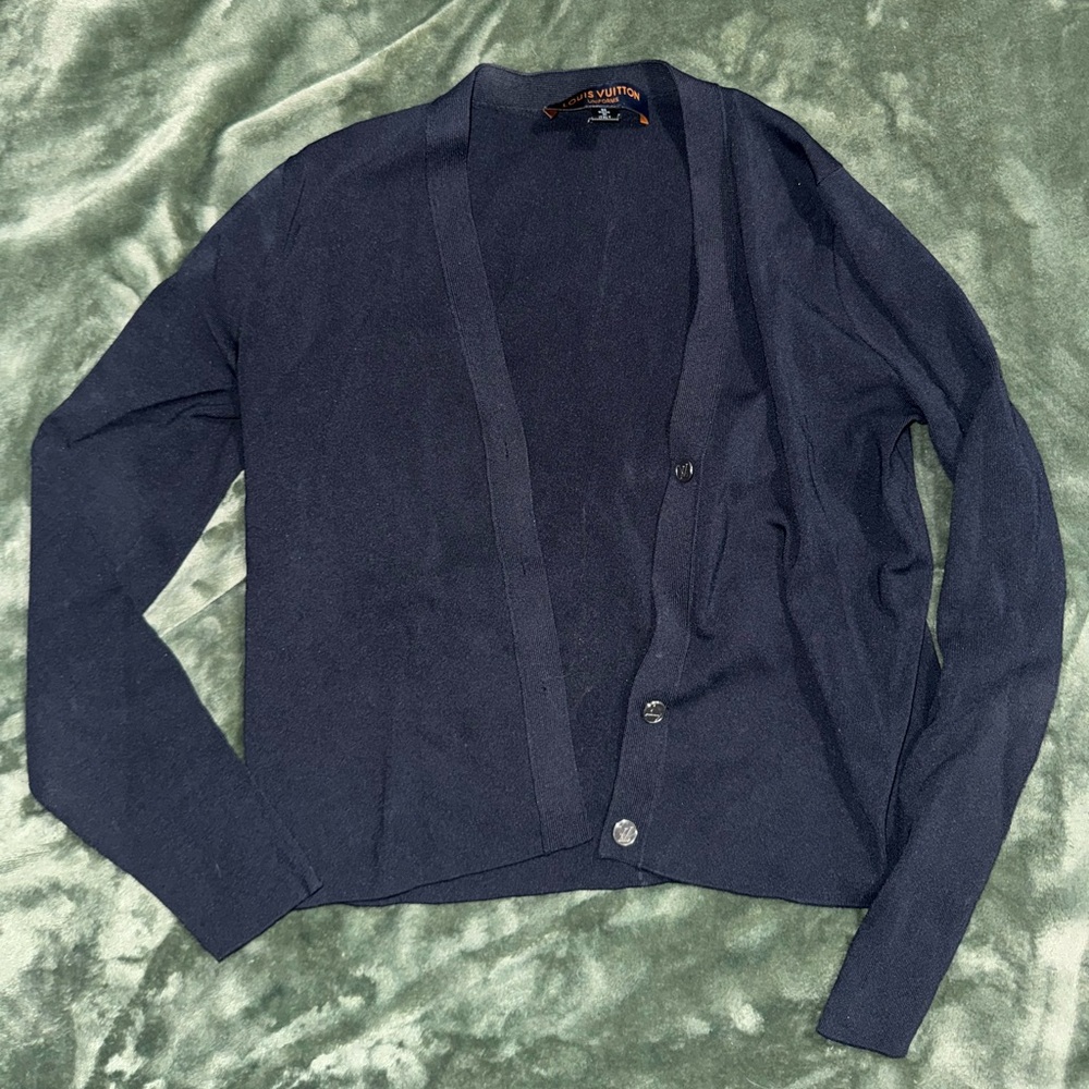 Louis Vuitton Navy Blue Uniform Sweater